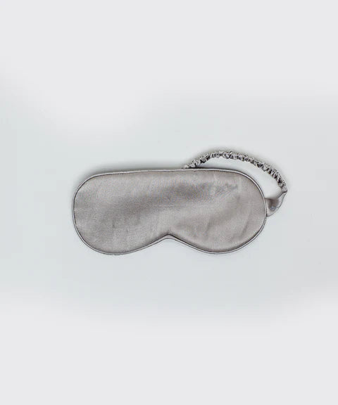 Silk Sleep Mask-Fossil Grey