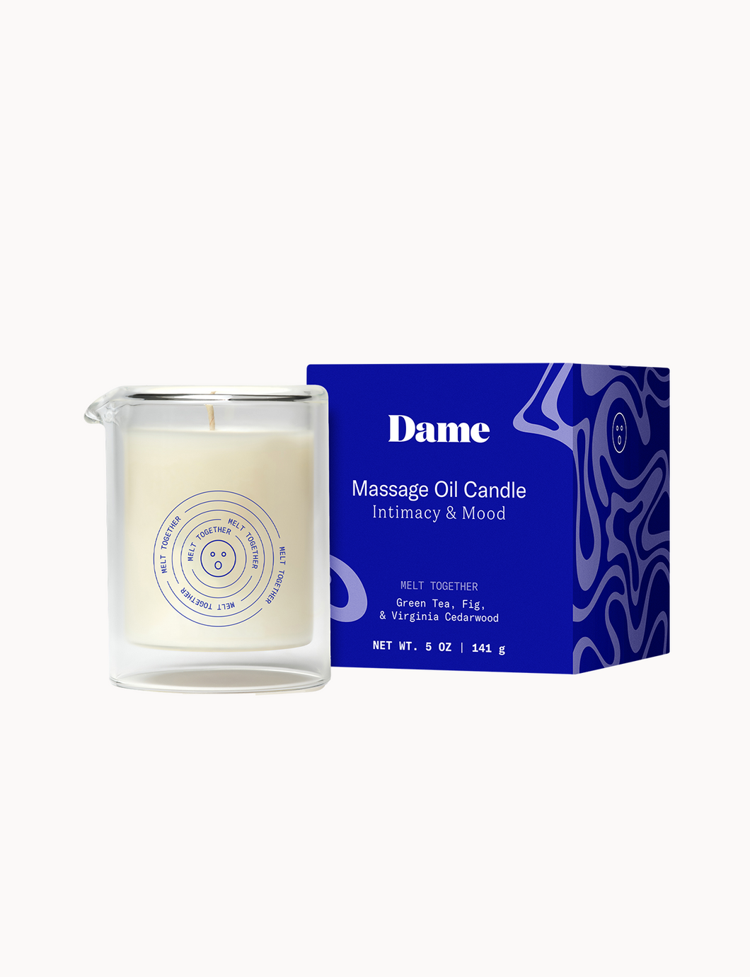Dame Massage Candle in Melt Together