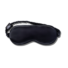 Load image into Gallery viewer, Silk Sleep Mask: Black

