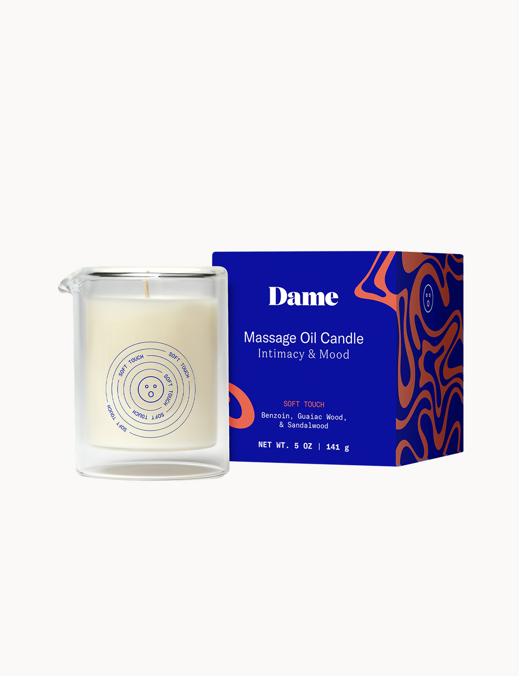 Dame Massage Candle in Soft Touch