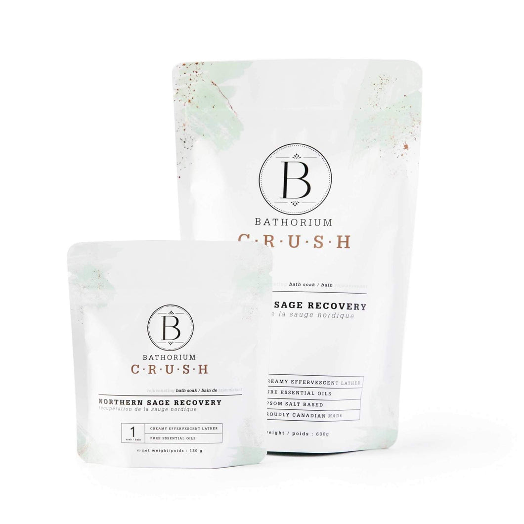 Bathorium Crush Bath Soak- Northern Sage